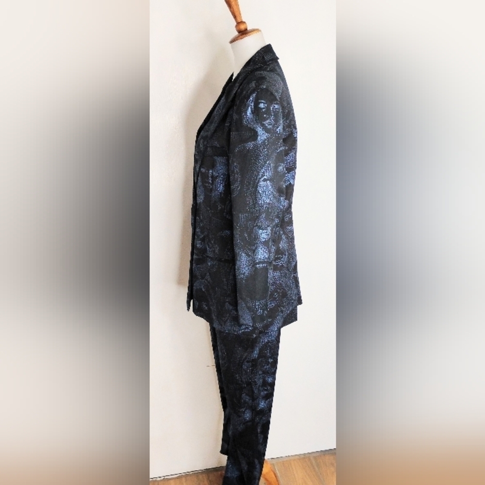 PAOLO SANTINI COTTON BLEND PANTSUIT - Picture 12 of 13